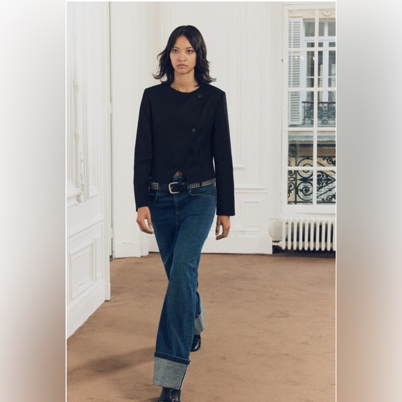 Zara ZW collection size, large cropped jacket NWT. - Picture 6 of 10